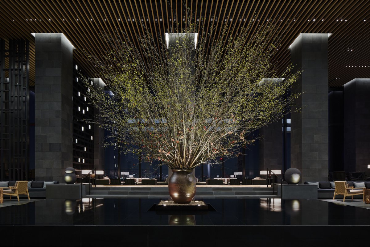 东京安缦酒店丨日本东京丨Kerry Hill Architects-10