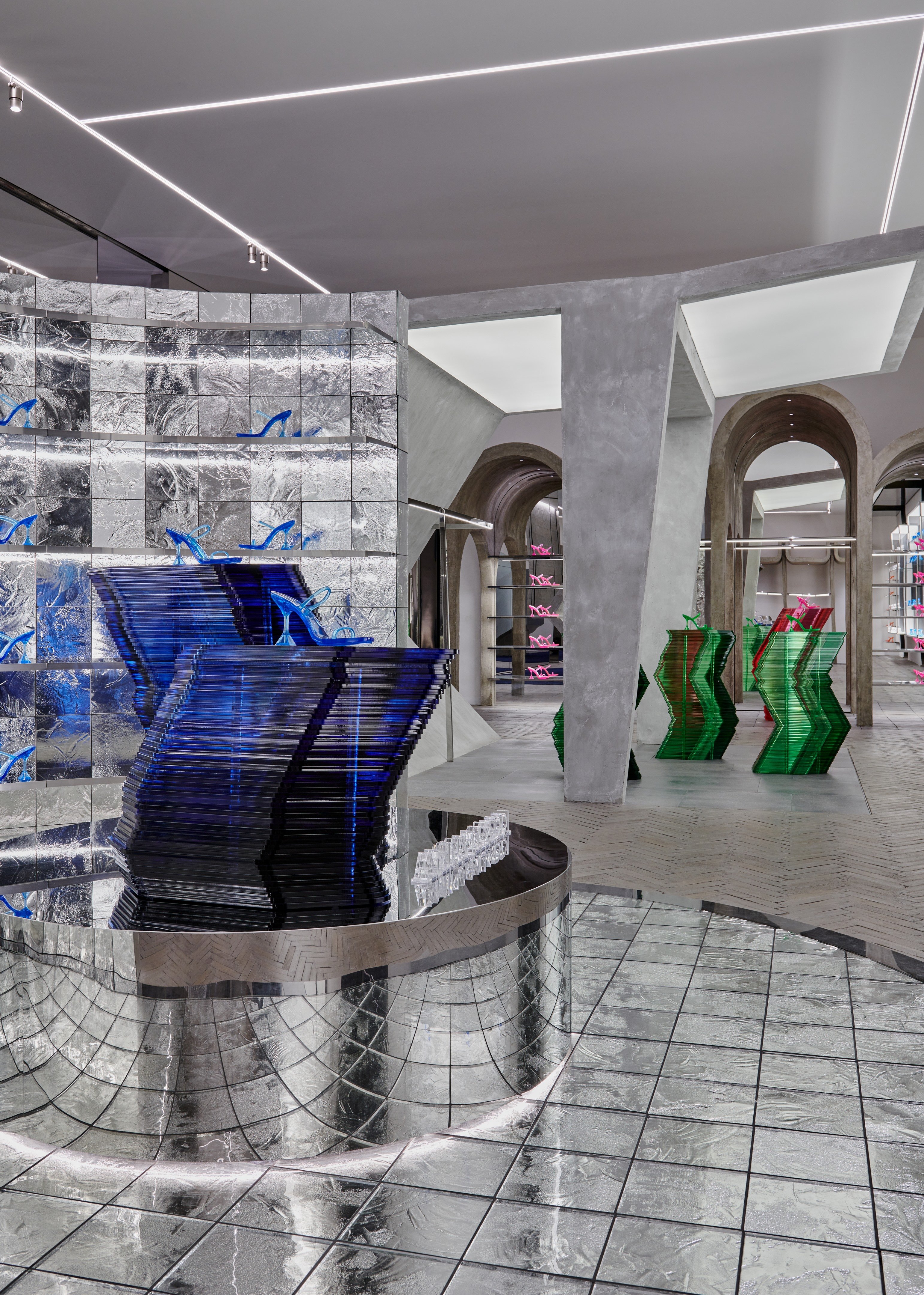 Amina Muaddi 快闪店丨意大利米兰丨STUDIOBOOM Architetti Associati-20