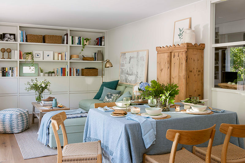 巴塞罗那智能温馨小户型家庭公寓设计-4