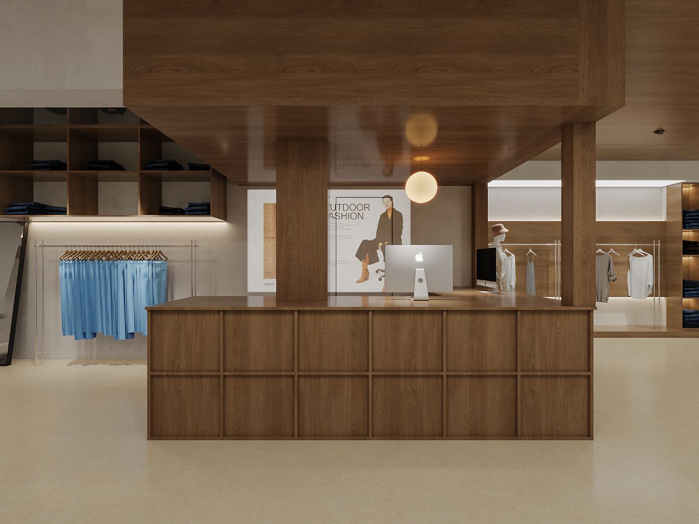 奶杏色极简空间，温柔又高级感-1