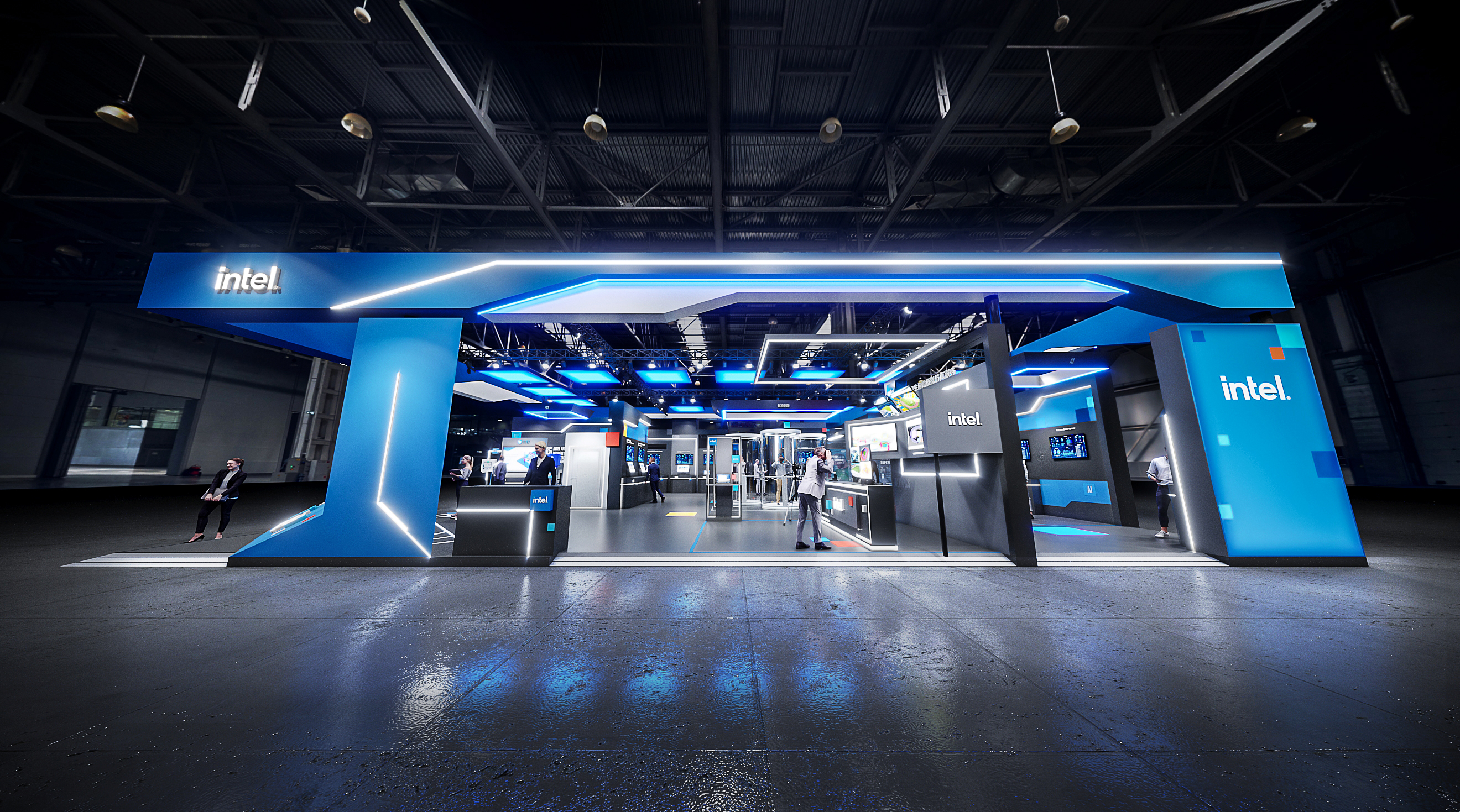 2021云栖大会intel展区-0