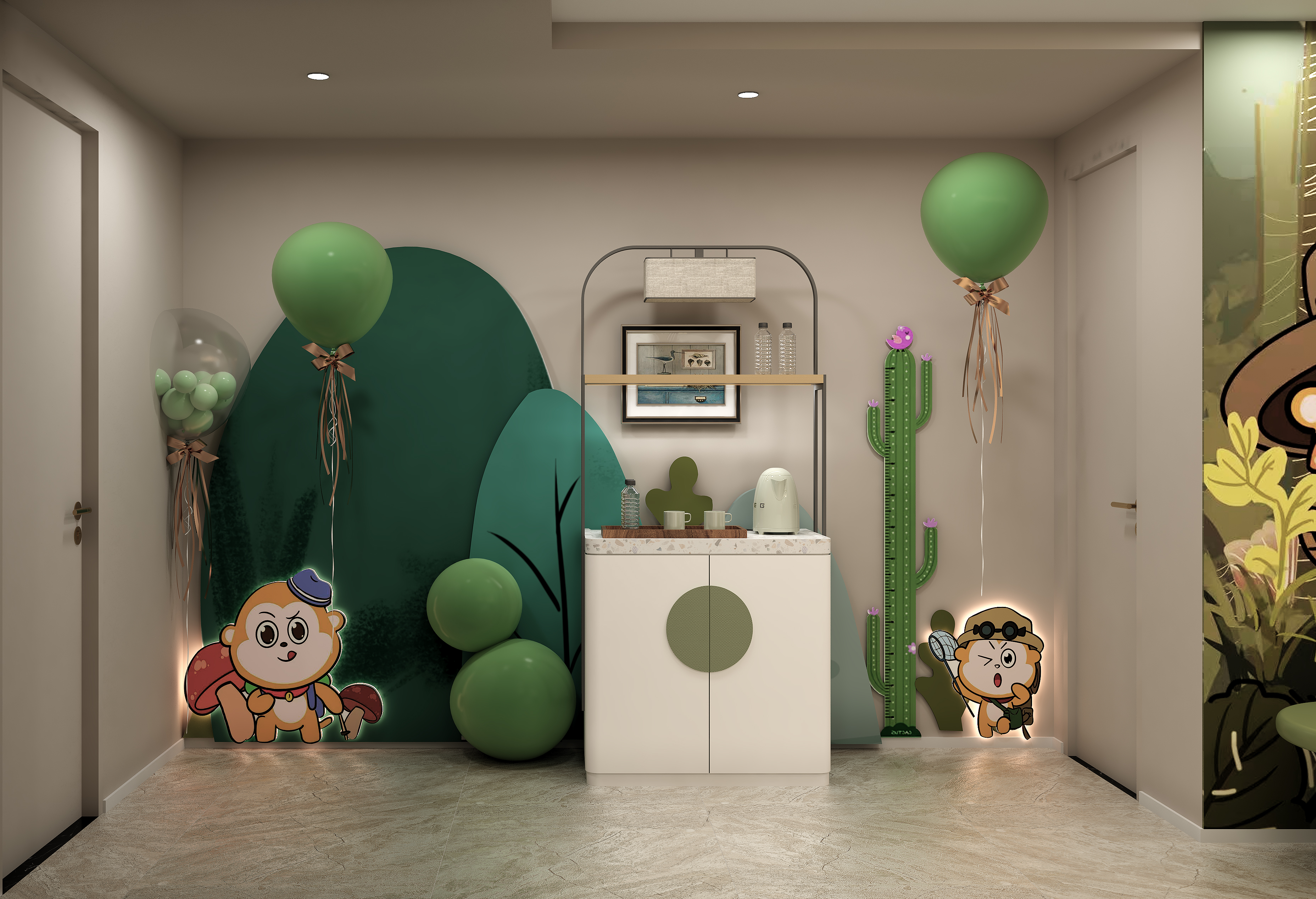 亲子酒店，森林主题亲子房-5