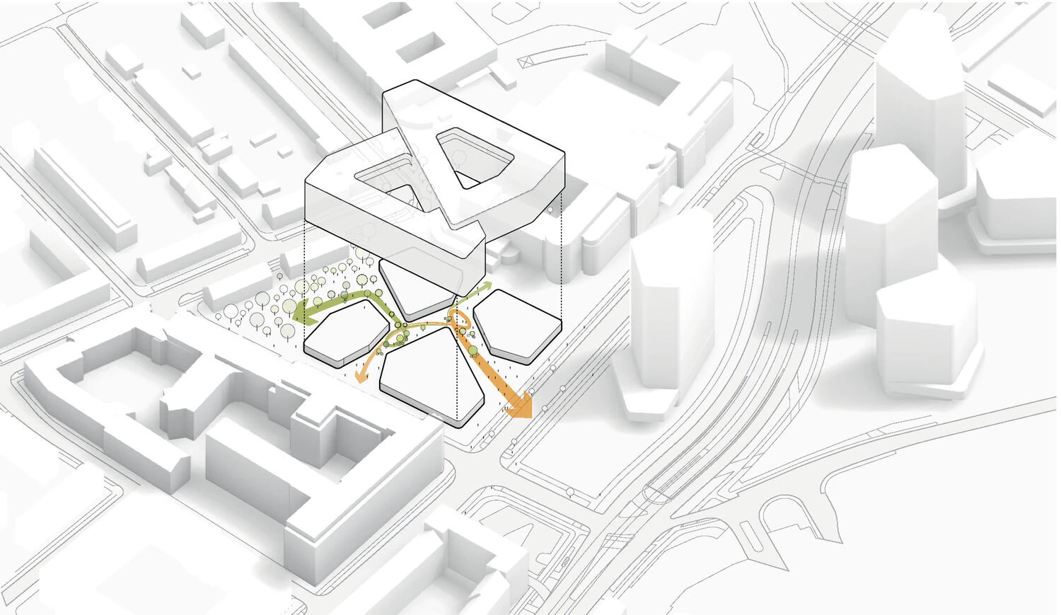 'Der Bogen' 多功能综合体丨德国慕尼黑丨HENN,Matteo Thun & Partners-13