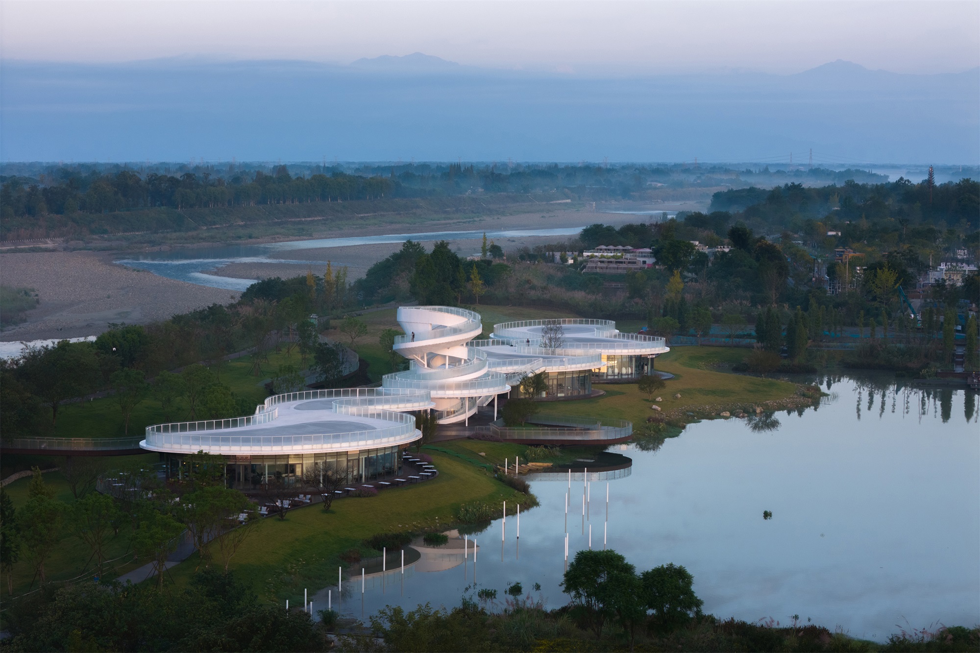 凫岛  鲁家滩湿地公园商业服务中心丨中国成都丨MUDA慕达建筑-91