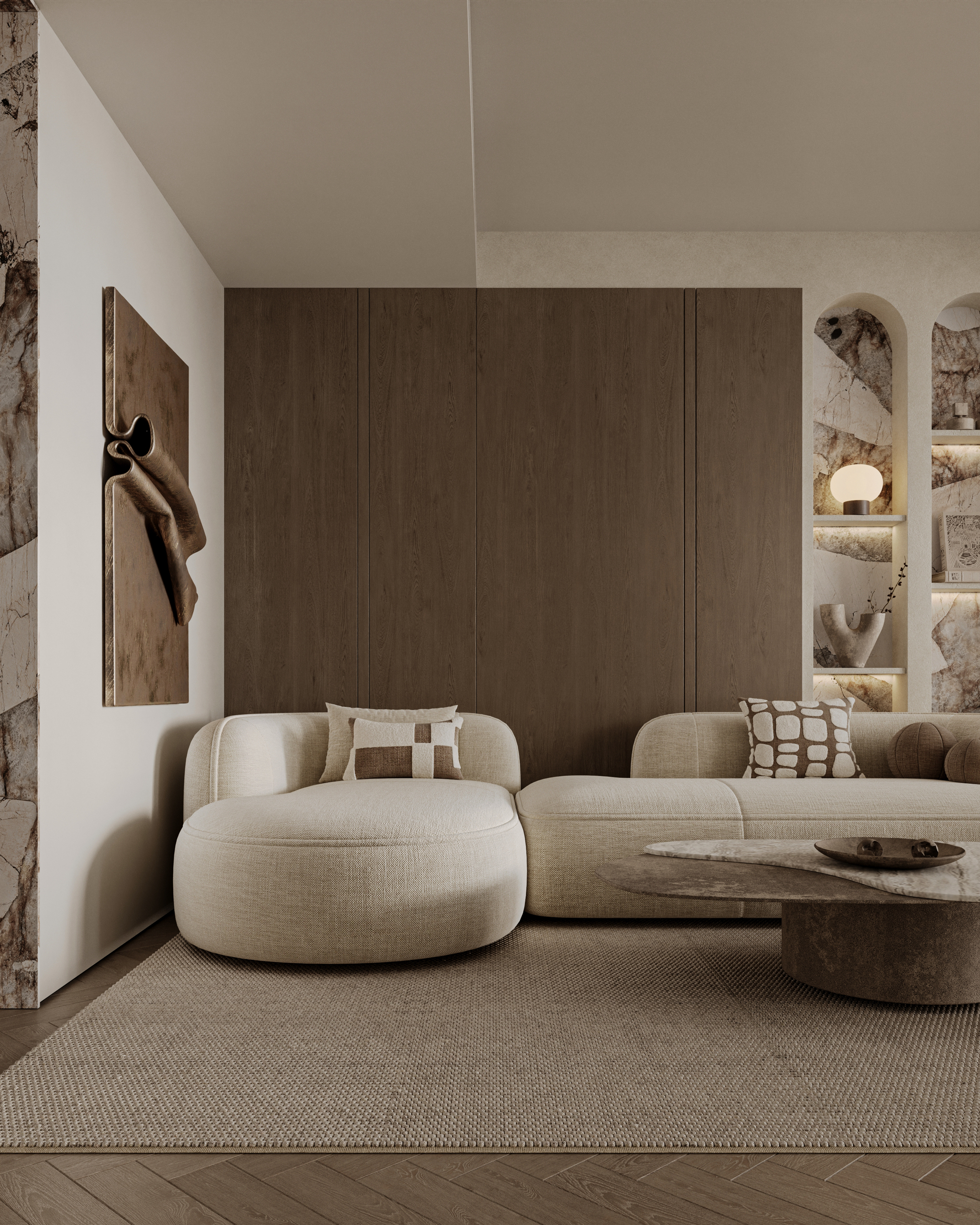 LATTE项目  客厅,餐厅及厨房丨Sher.Architects-11