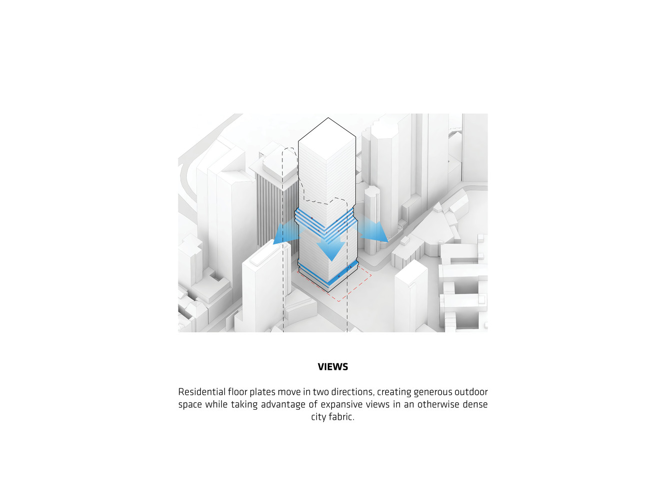 BIG 设计法兰克福新塔 雕塑般造型融入绿色空间-23