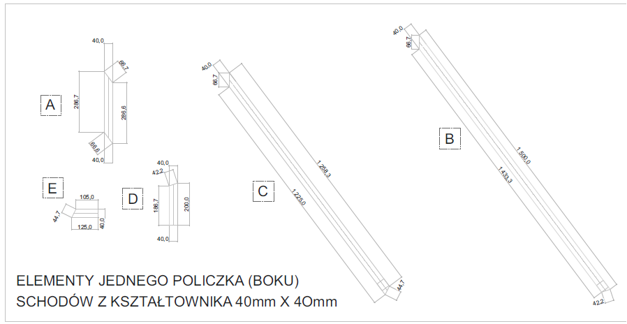 Industrial canal boat stairs stainless steel-9