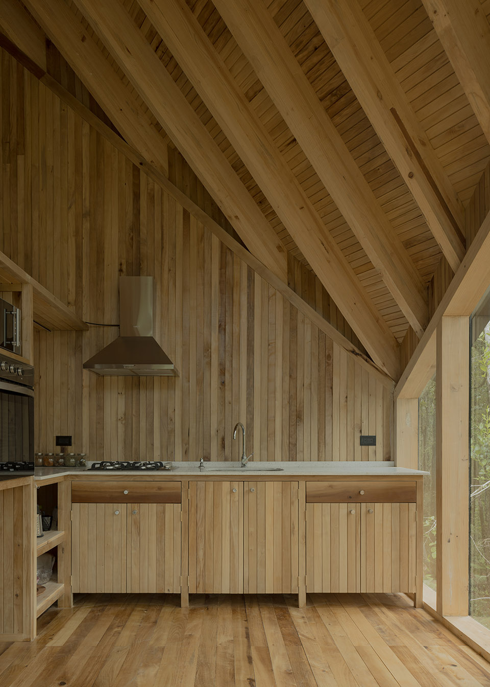 Calfuco小屋丨智利丨Tomas de Iruarrizaga-24