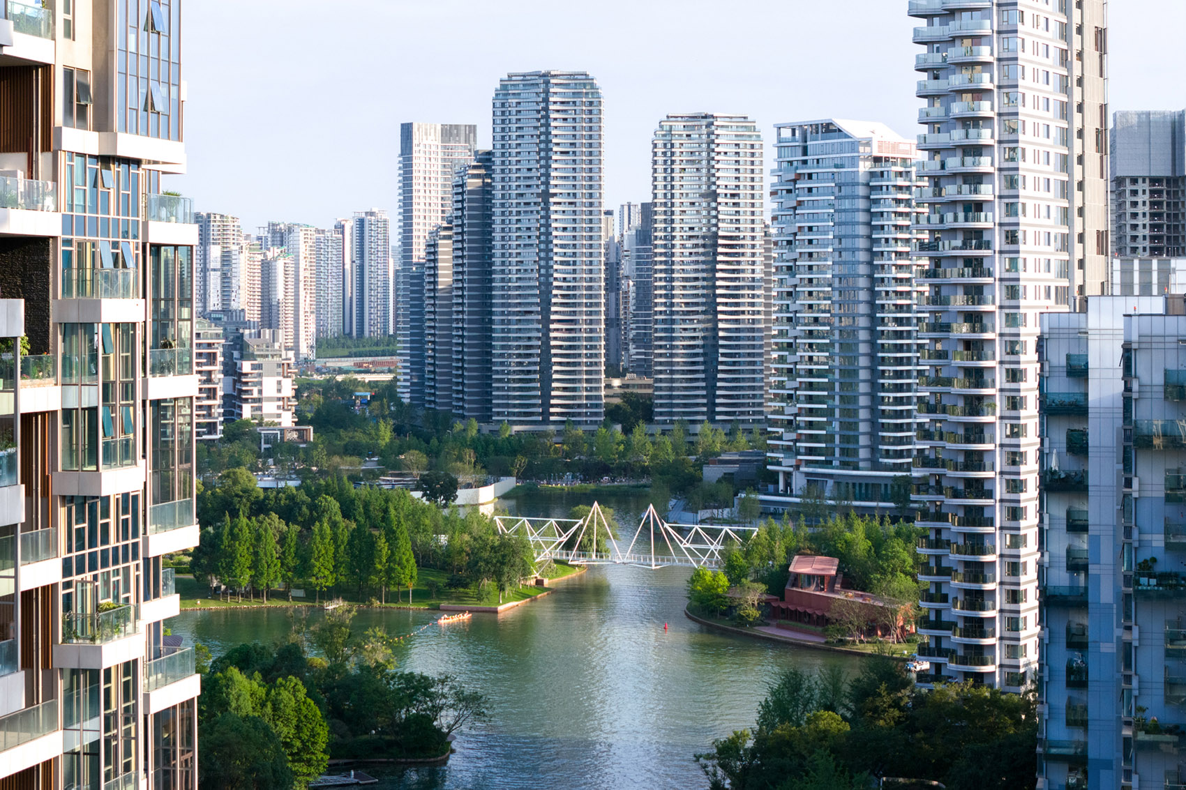 麓湖伊甸岛步行桥丨中国成都丨unarchitecte-3