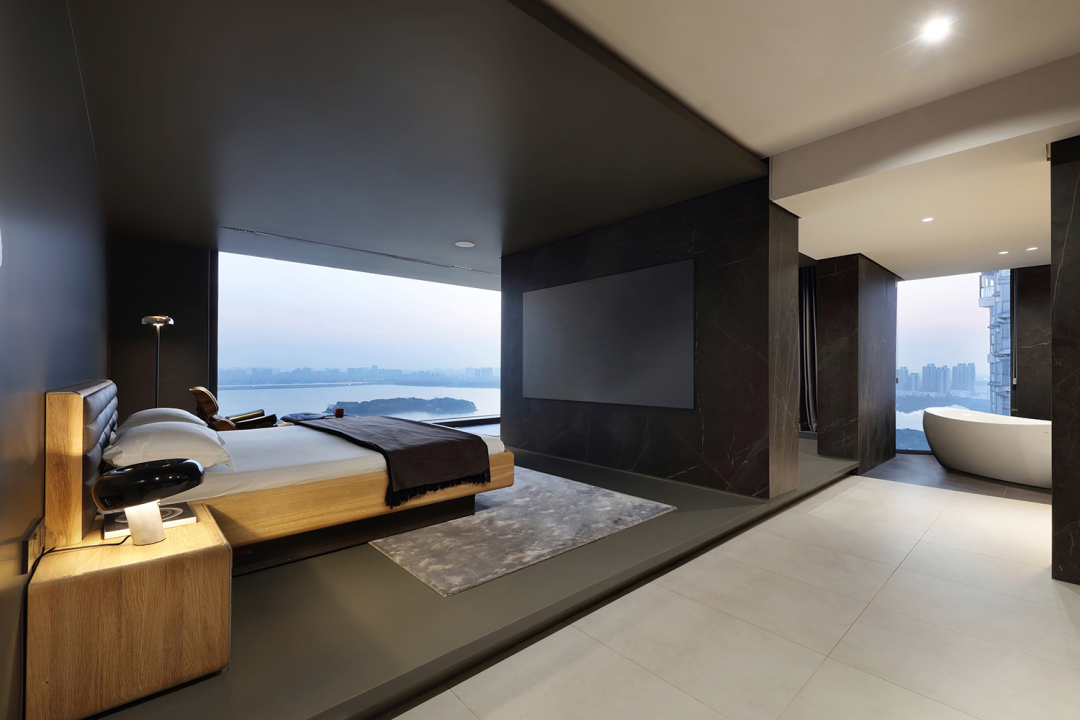 苏州玲珑湾 520m²顶级湖景复式丨中国苏州丨石木空间建筑设计-63