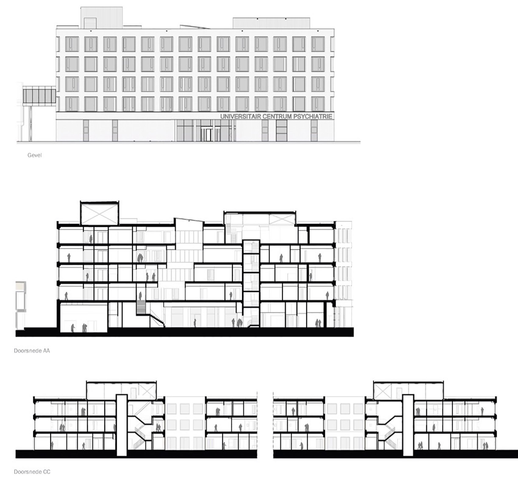 格罗宁根大学精神病学中心丨荷兰格罗宁根丨Atelier PRO+Vakwerk Architecten-71