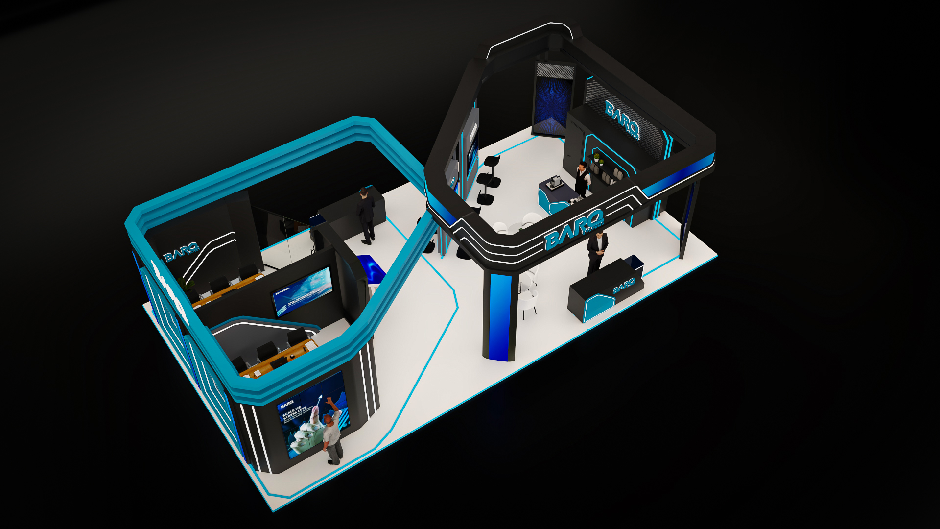 巴尔克展位设计（人工智能万物）丨Maram Mamdouh-6