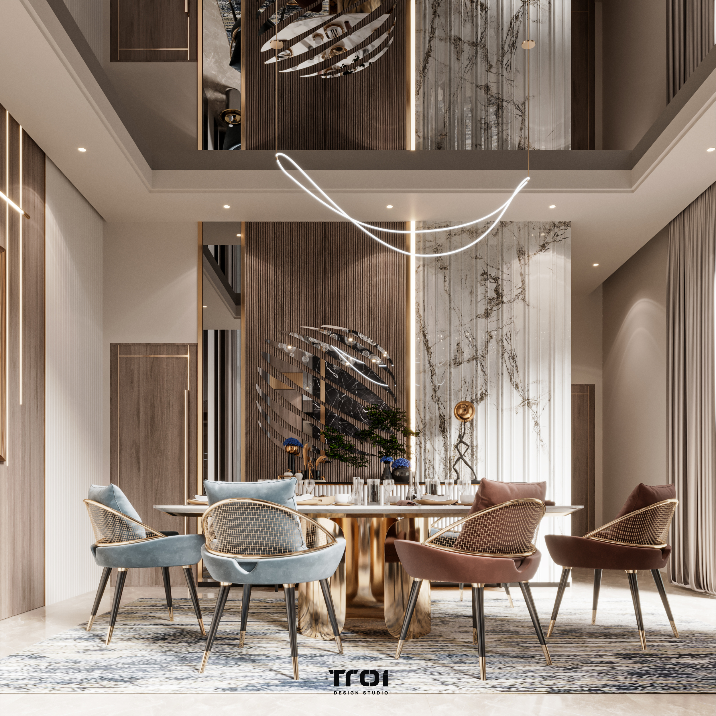 接待厅设计丨阿联酋丨Troi Design Studio-26