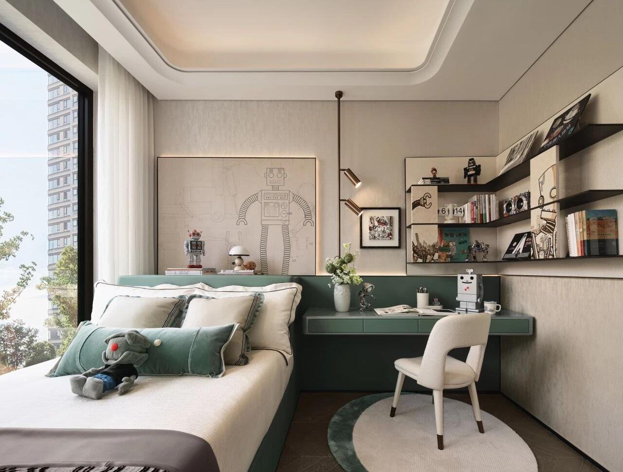 璞辉设计 · 中建东孚上海中环麓岛145㎡样板间丨中国上海丨软装上海璞辉空间设计有限公司,硬装集艾设计-37