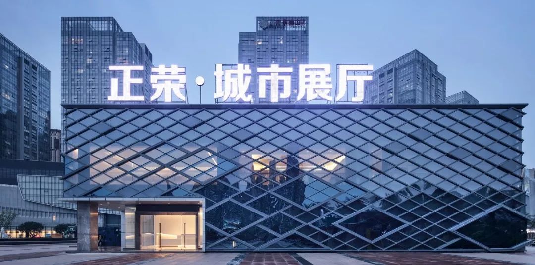 几何律动中的莆田正荣销售中心-3