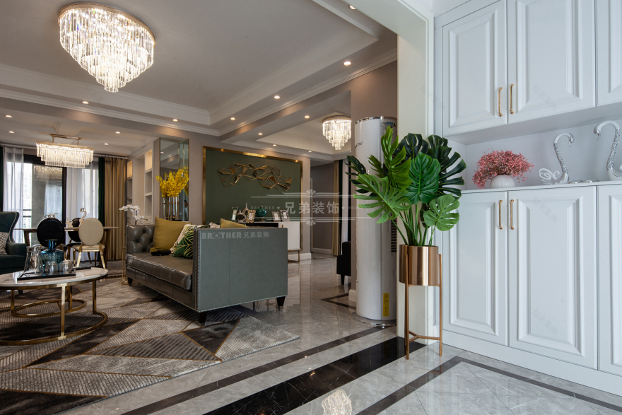 重庆恋湖学郡 125㎡现代轻奢风装修设计实景鉴赏-21