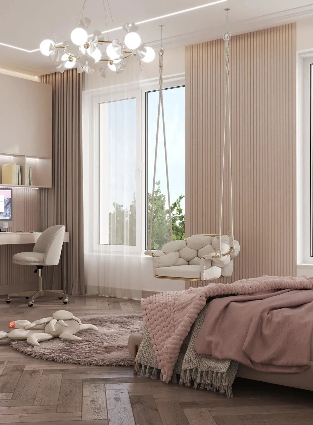 300㎡复式空间设计丨Roomy Room-51