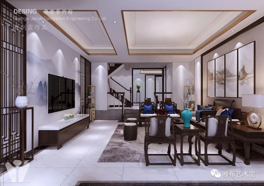 柳州康城楼中楼 | 自然新中式,四代同堂的东方美学之家-13