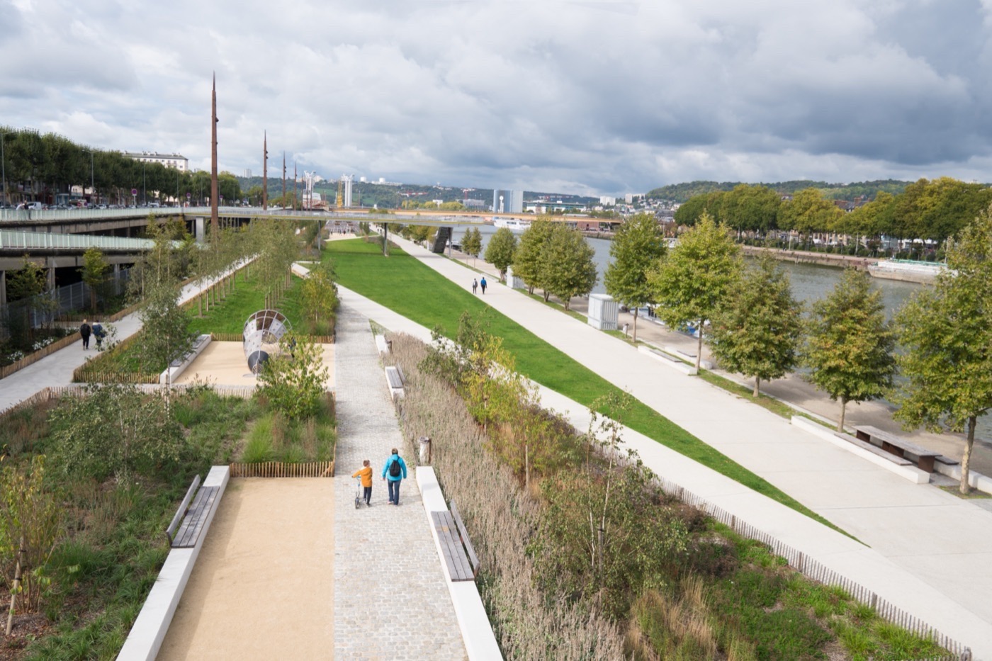 罗恩河畔景观长廊丨法国鲁昂丨In Situ – Paysages et Urbanisme-11