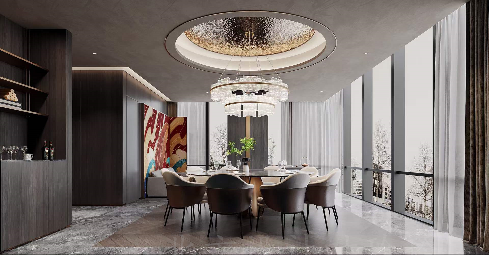 粤菜中餐厅包间设计-10