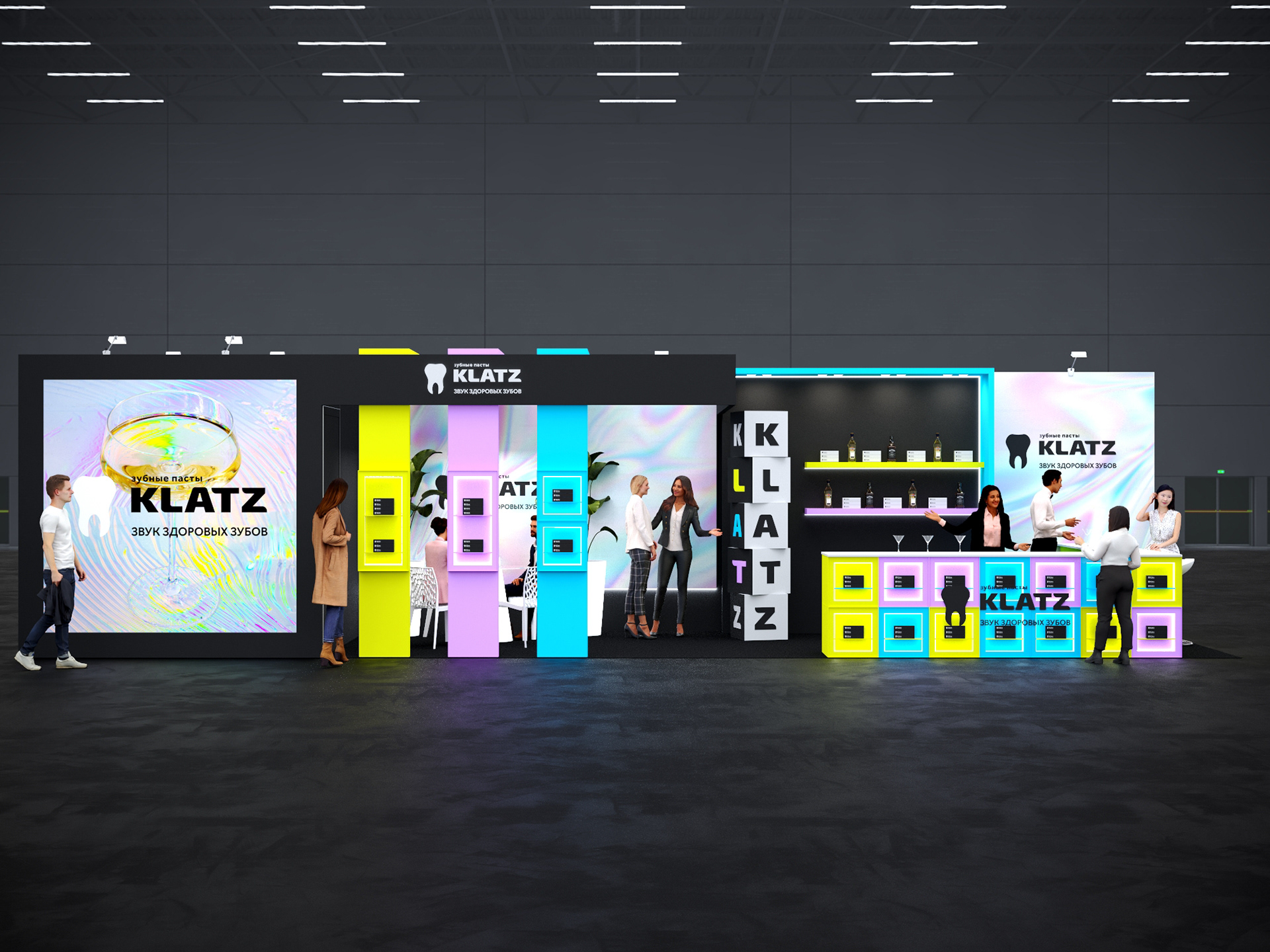 KLATZ 展览摊位设计丨俄罗斯莫斯科丨Whiteproject | Anna Borovykh-8