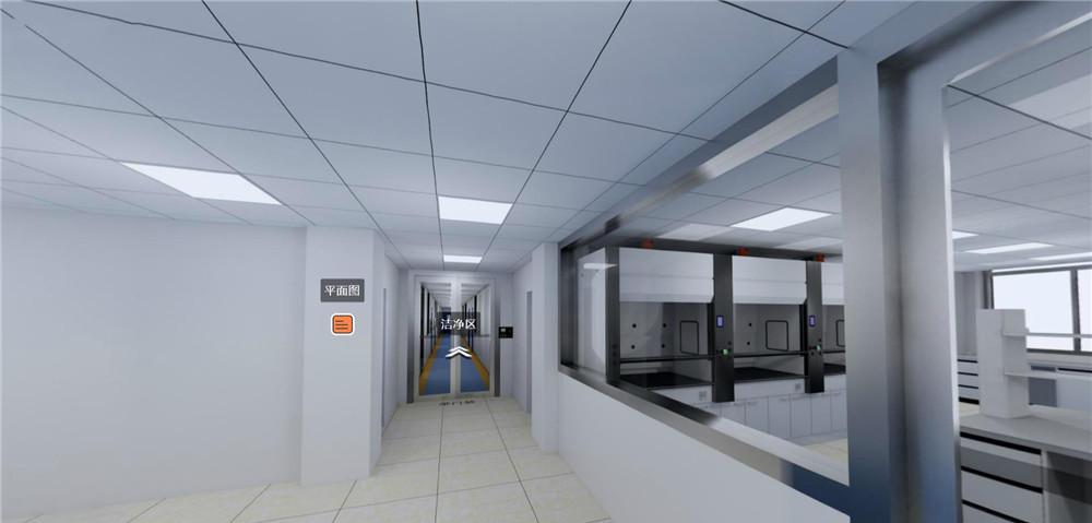 PCR实验室设计360全景效果图-34