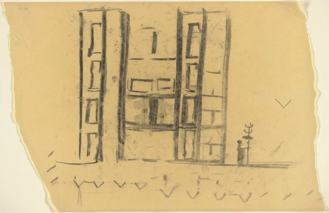 路易斯·康的建筑绘画-64