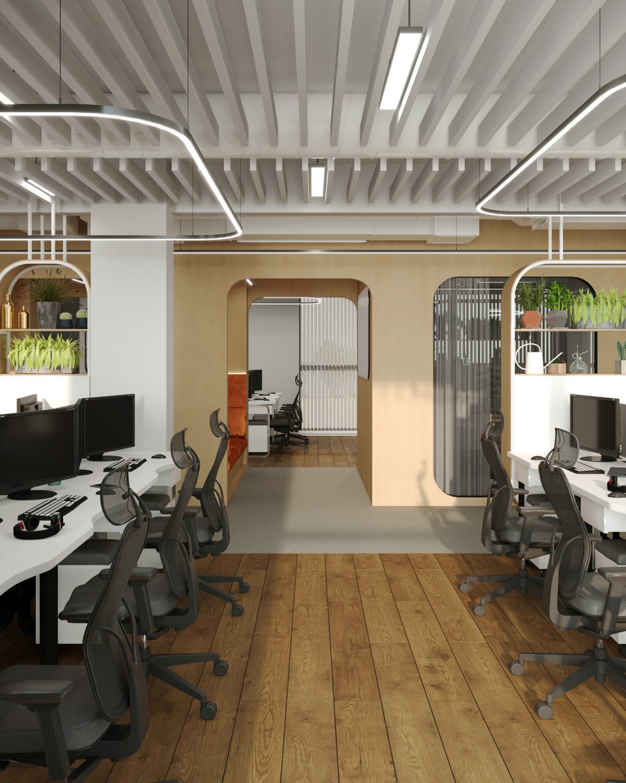 735㎡简约风办公空间设计-21