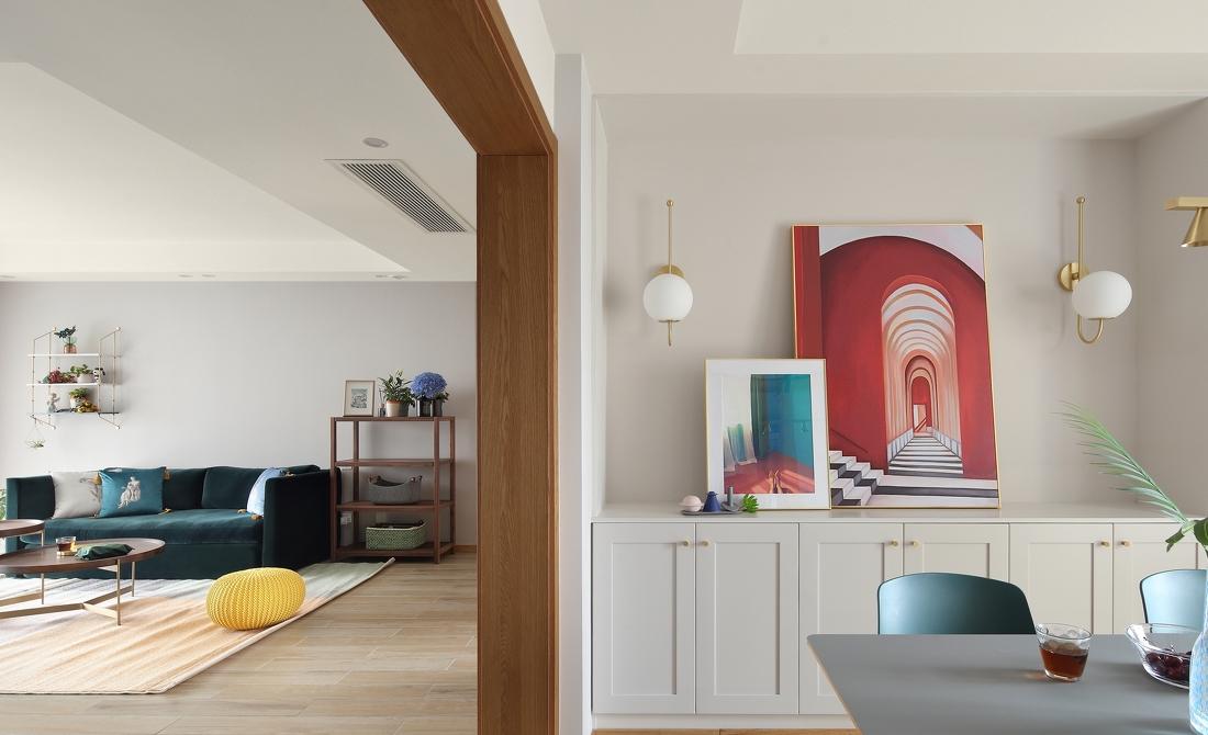 清羽设计丨平层丨春天的风-28