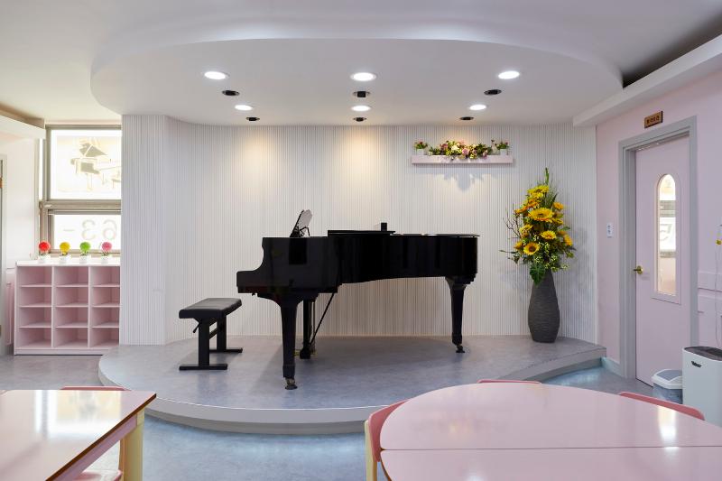 30 平钢琴学院室内设计 | 粉色调点缀的简约空间-3