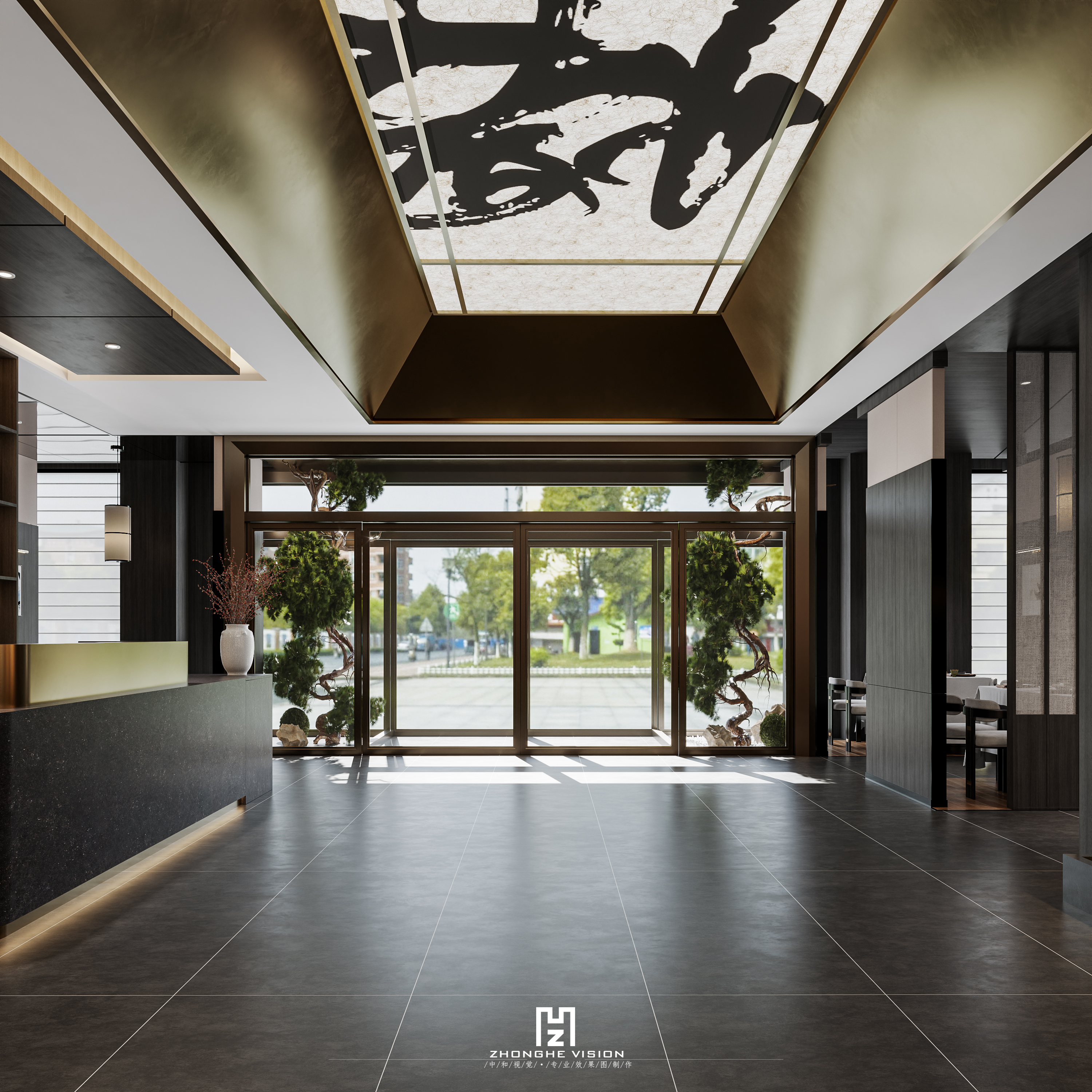 餐饮空间最新渲染-8