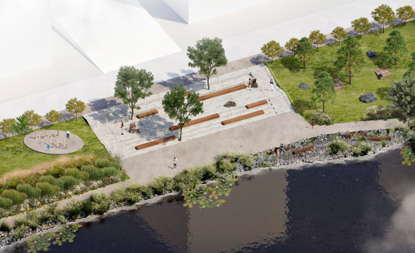 ЖК “Now” 小区环境美化项目-73