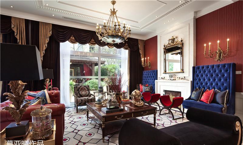 LSDInteriorDesign丨拜占庭艺术绽放万科翡翠别墅-4