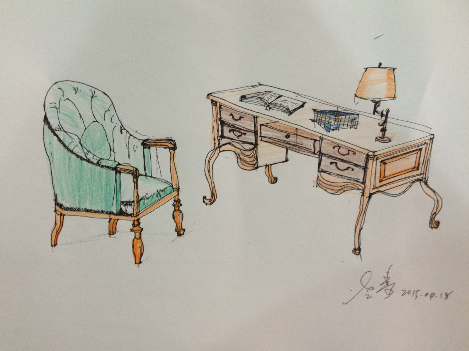 WYD+无影——手绘上班随手画-3