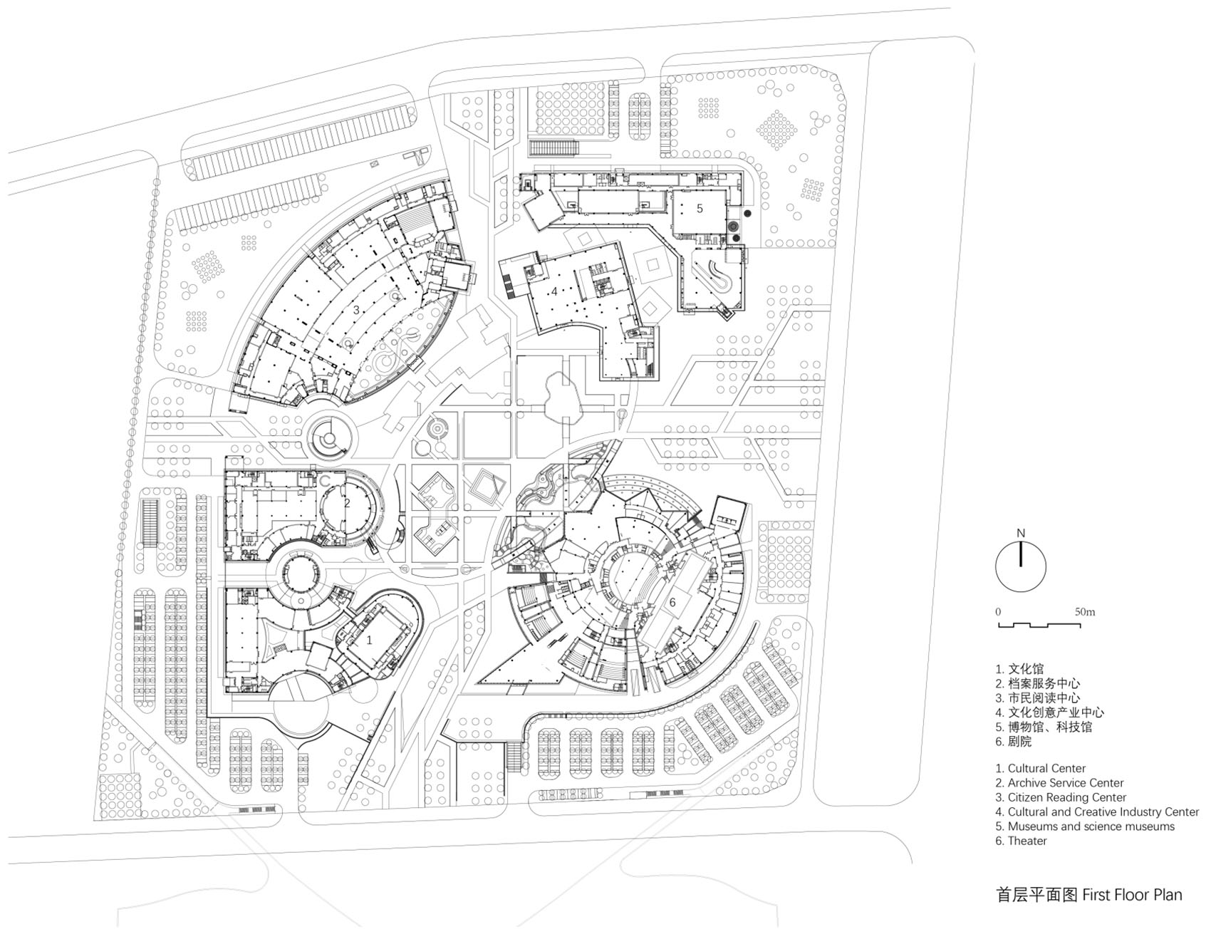 图书馆建筑 / 武汉东西湖文化中心丨中国武汉丨中国建筑设计研究院-73