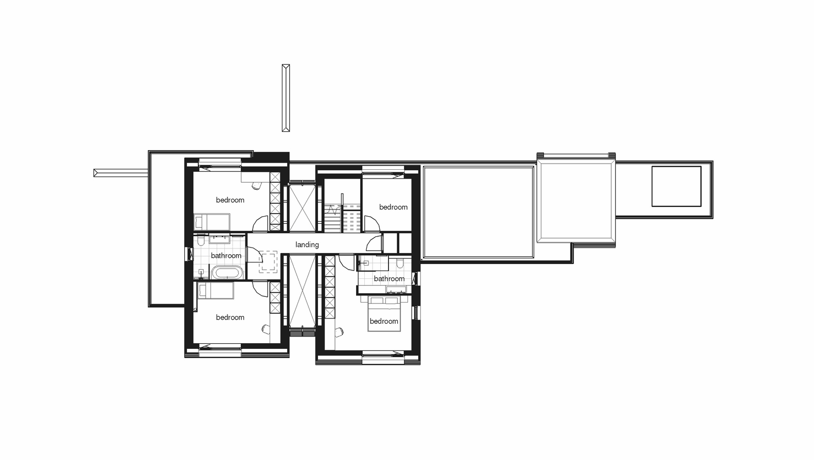 荷兰森林中的现代住宅-50