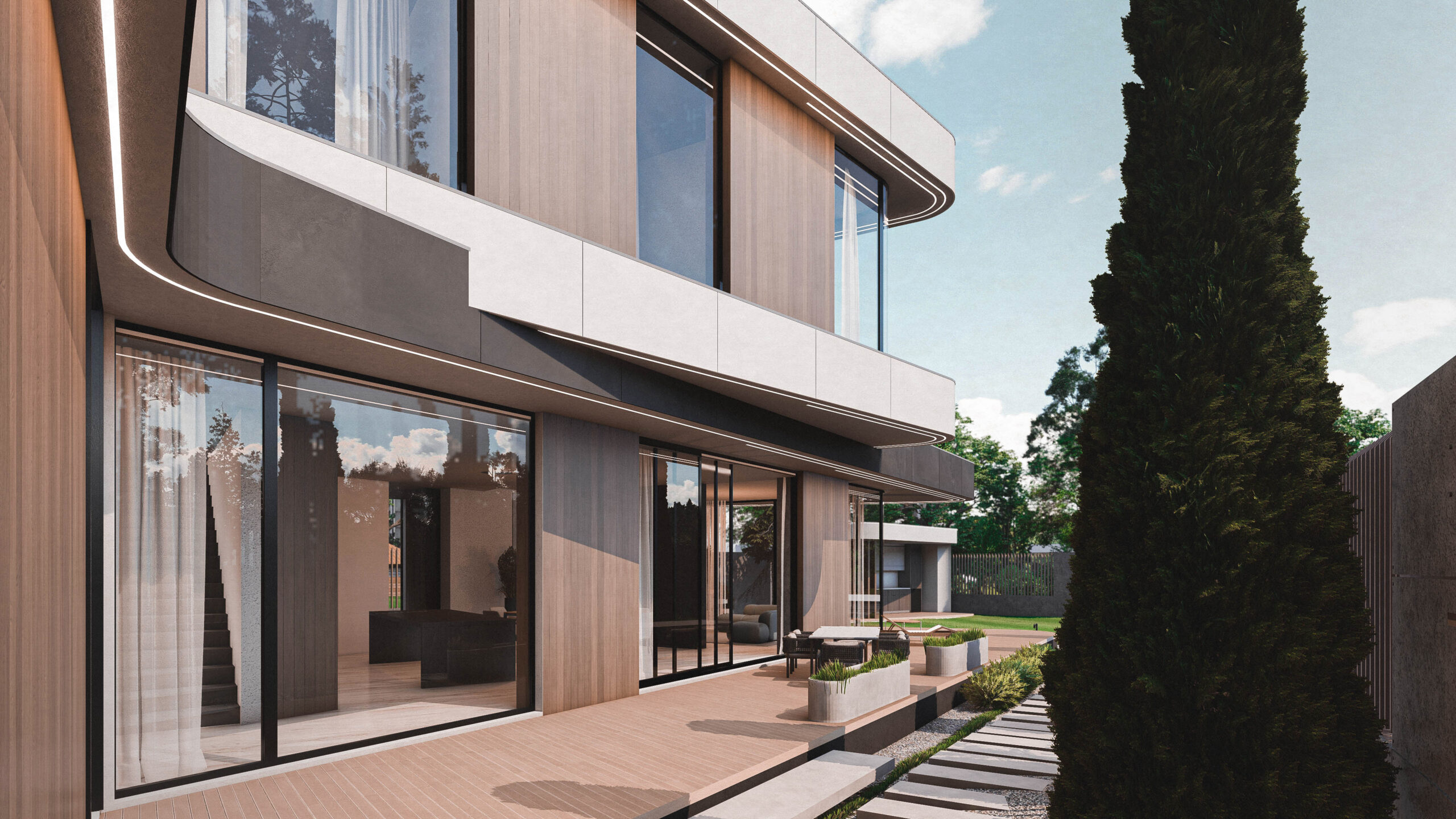 380㎡极简风格住宅项目丨ARXY工作室-17