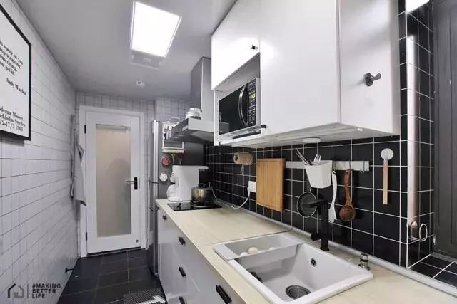 谁说小户型不能多功能！54m²也能拥有mini影院和换衣间-95