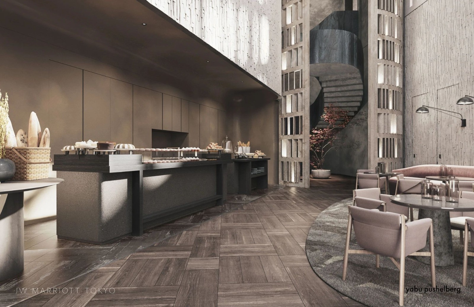 东京JW万豪酒店丨日本东京丨Yabu Pushelberg事务所-13