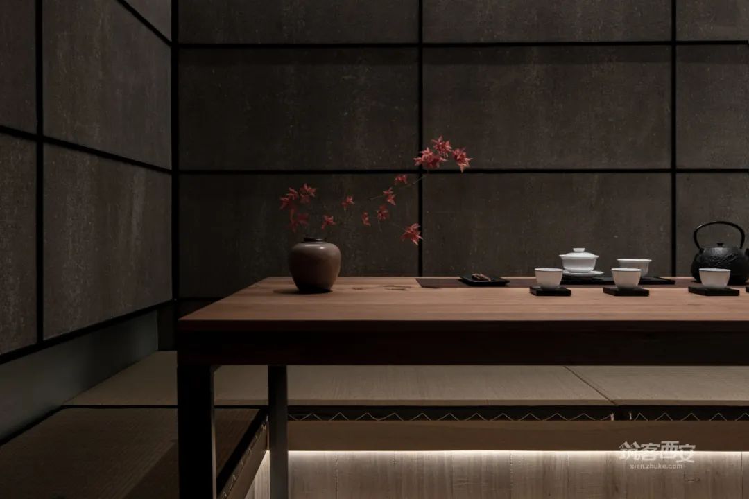 观想设计·蔡飞 | 西安茶空间 | 新旧融合,静谧清雅的茶文化体验-44