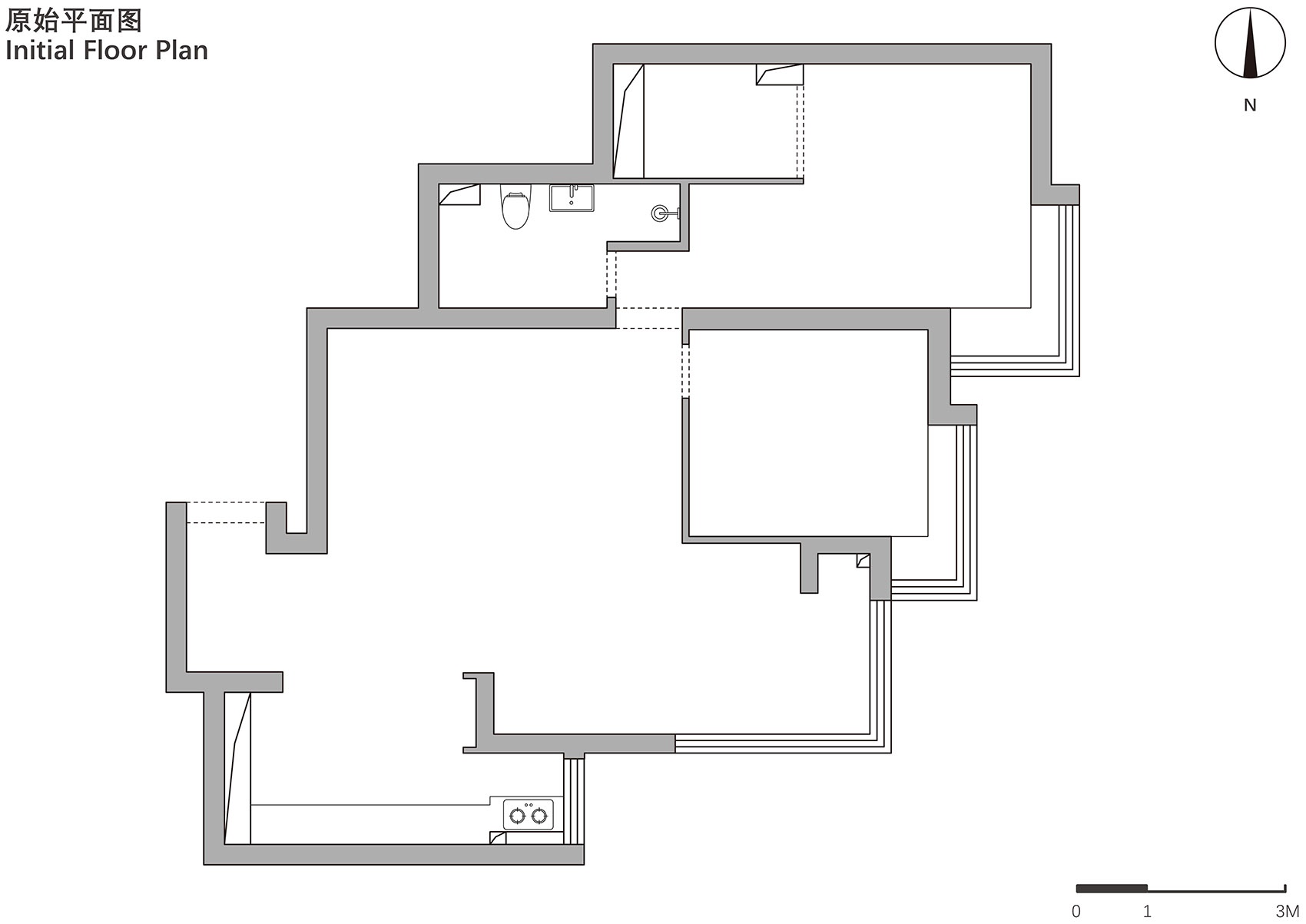 短墙之家隔而不断的互动型住宅丨中国北京丨屋已设计工作室-55