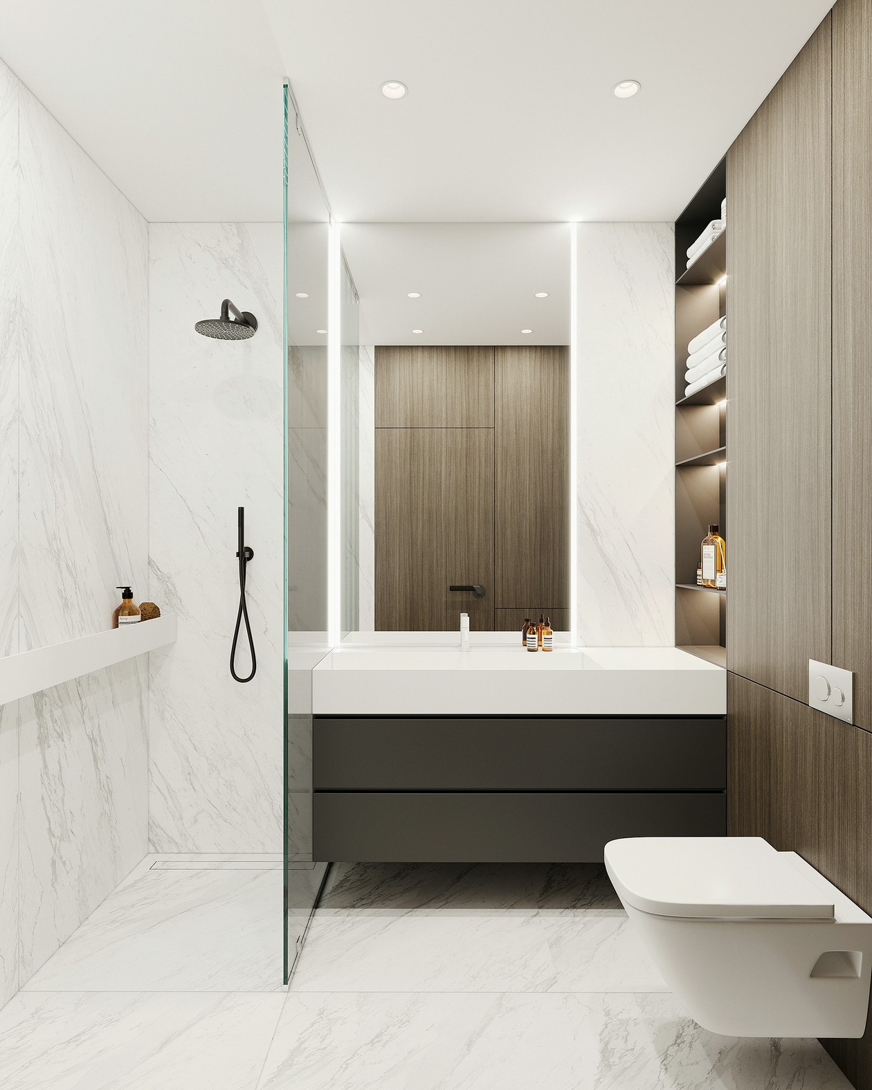 83㎡小空间设计 低调的美学！-13