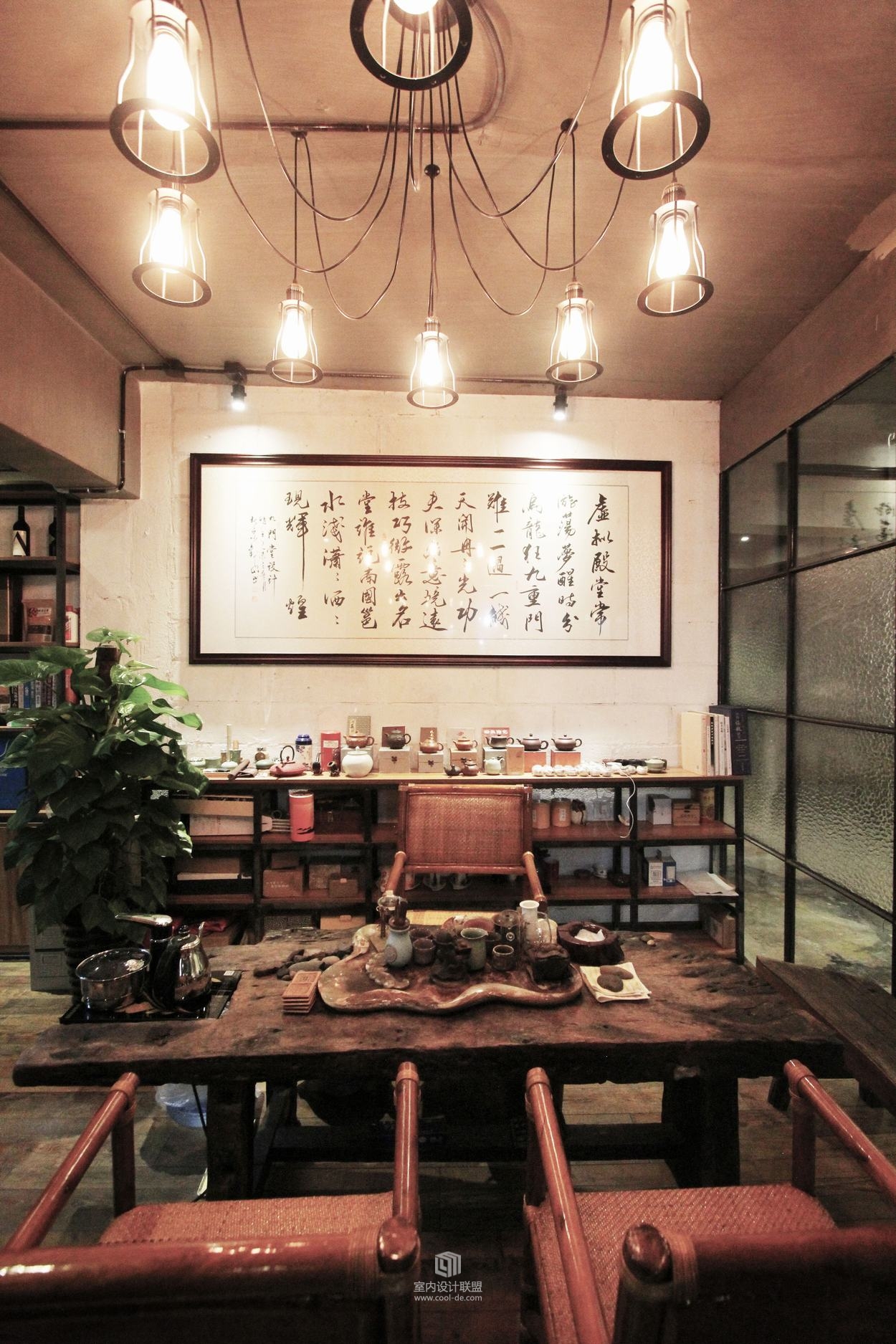 九门堂设计--广西南宁市一花一世界艺术生活馆办公休闲空间-10