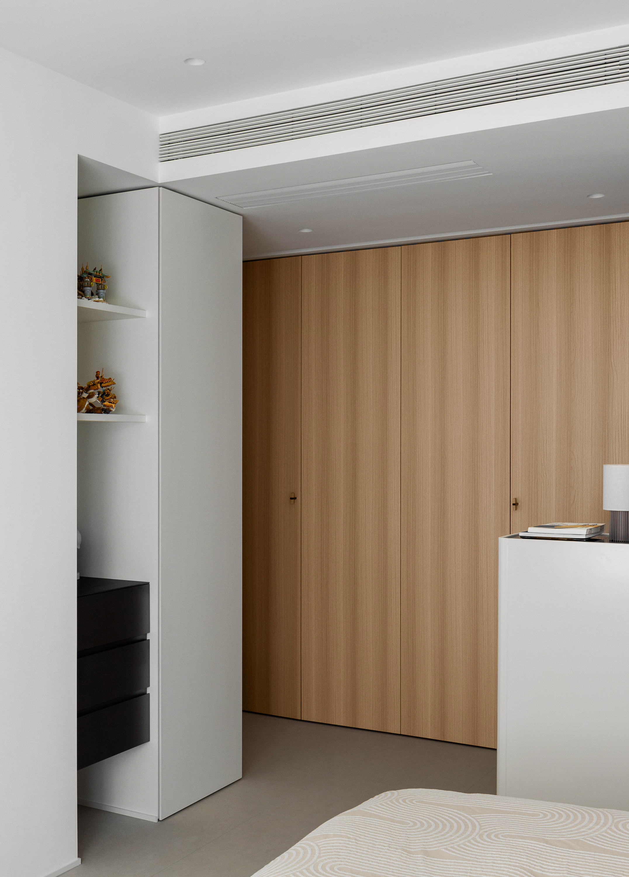 以木为序,120㎡室内极简生活空间设计丨费弗设计-23