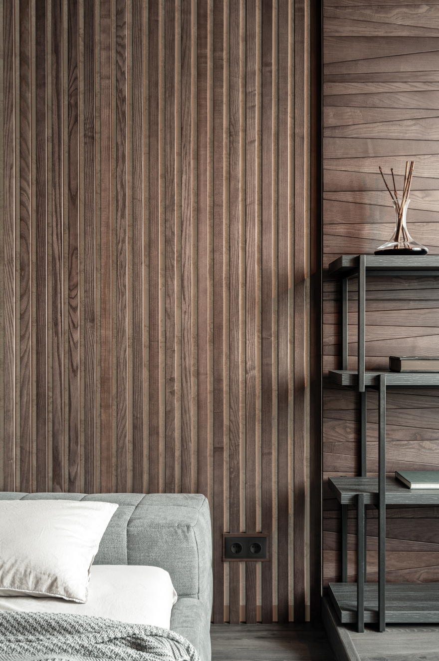 卧室梯形和板条木板墙面板设计丨YourFoRest-8
