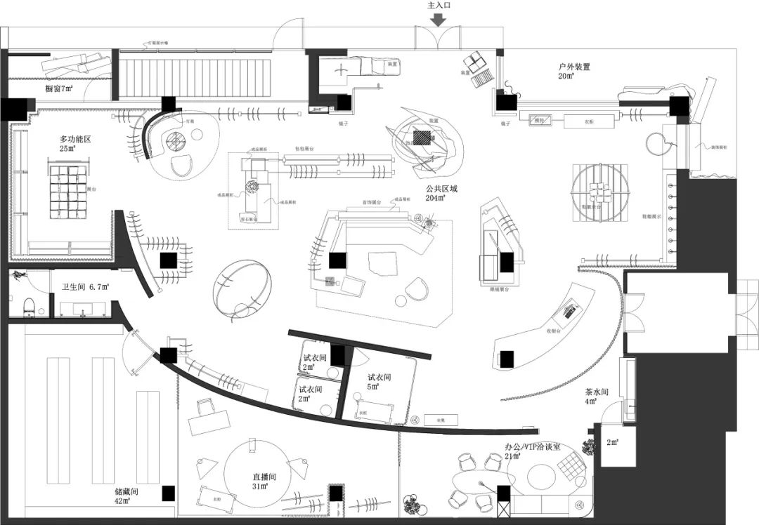 W  PLUS北京三里屯店丨中国北京丨白菜设计-11