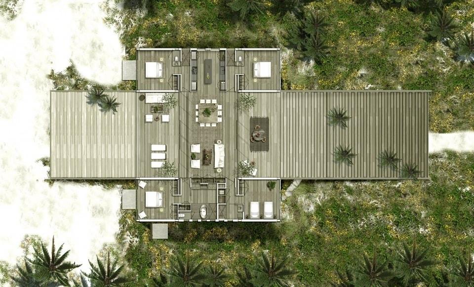 Oppenheim Architecture--巴哈马沙丘上的面朝大海的优雅住宅-39