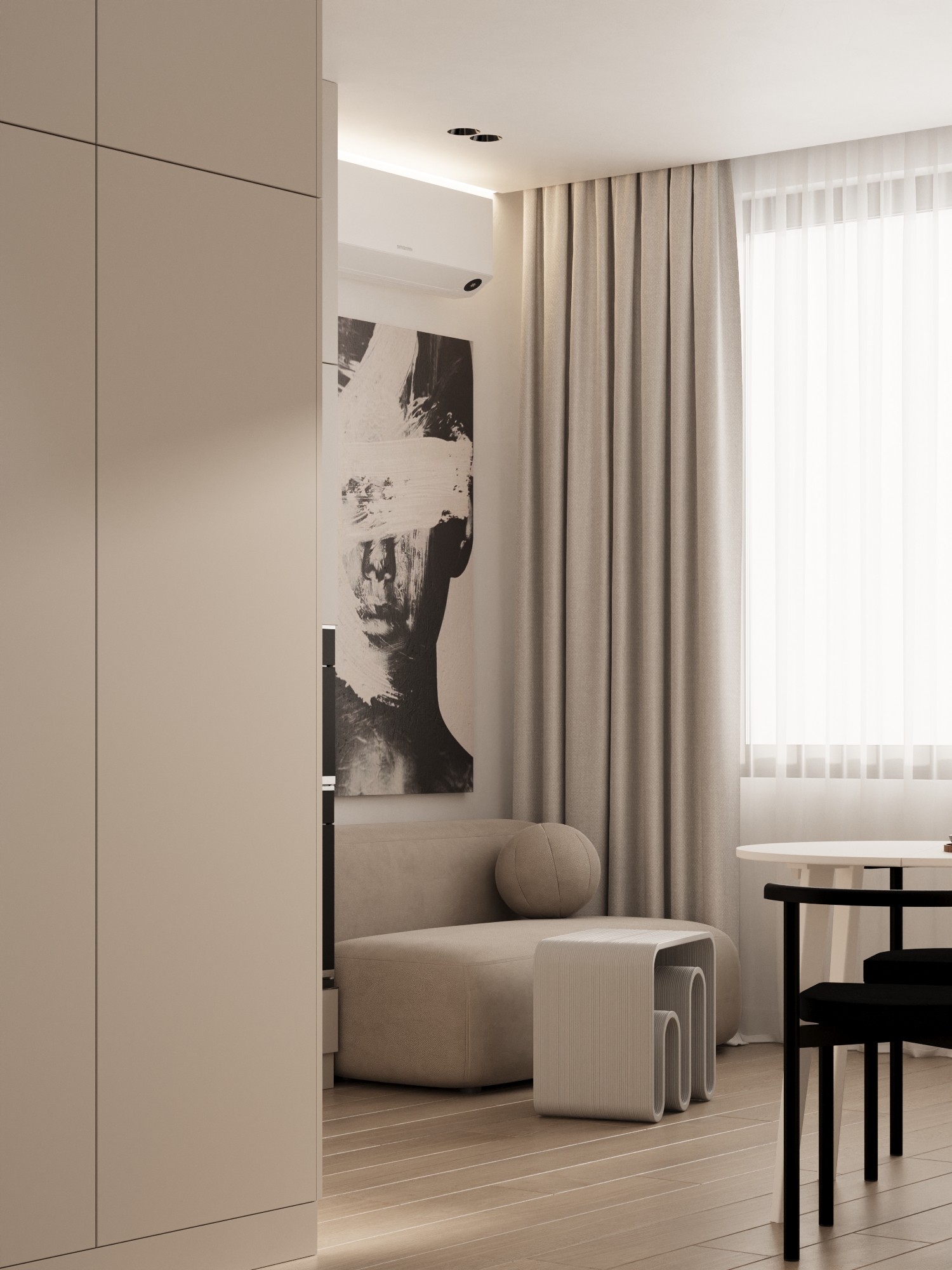 单身公寓设计丨俄罗斯莫斯科丨Soft-6