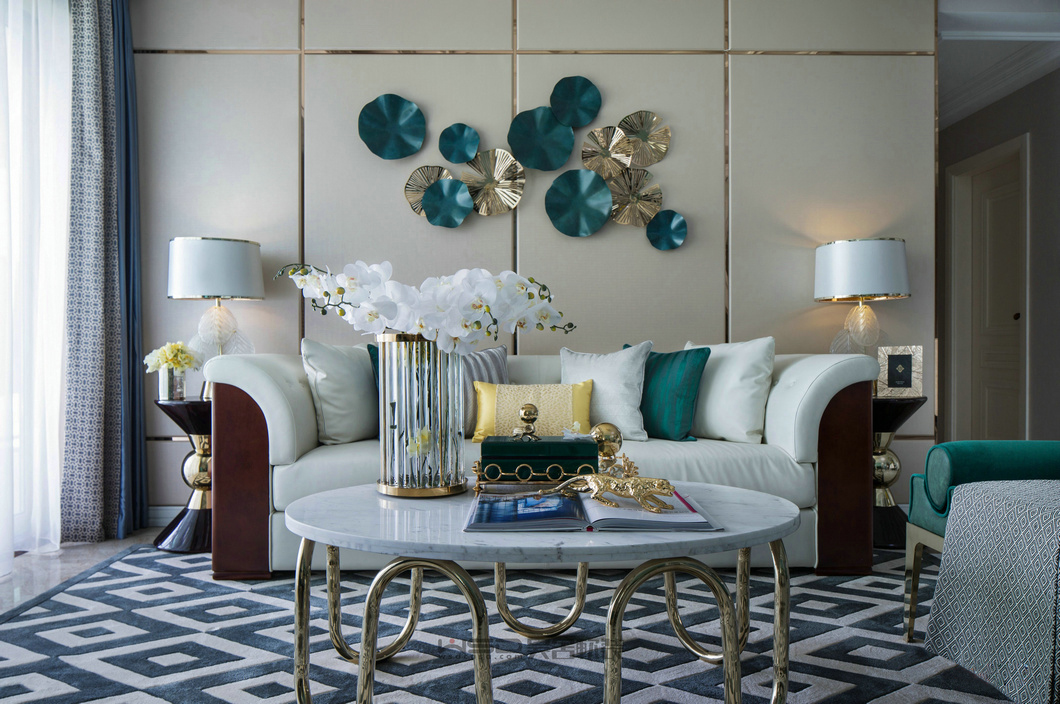 WSD · 吴舍软装  韶关永乐城 · 时尚简欧风样板房-2