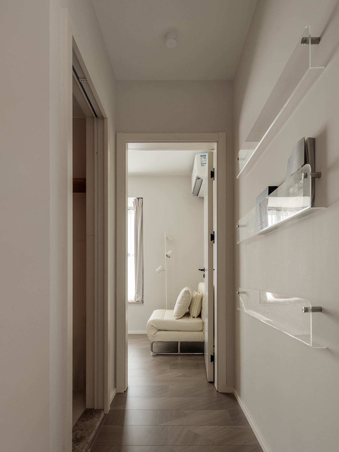 自由式客厅+日式四分离,治愈系的二人一猫-80